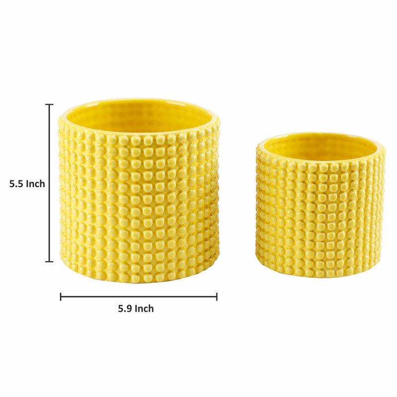 Pot Planter, Yellow