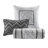 7 Piece Tufted Comforter Set Black Cal King-121790453-121790457