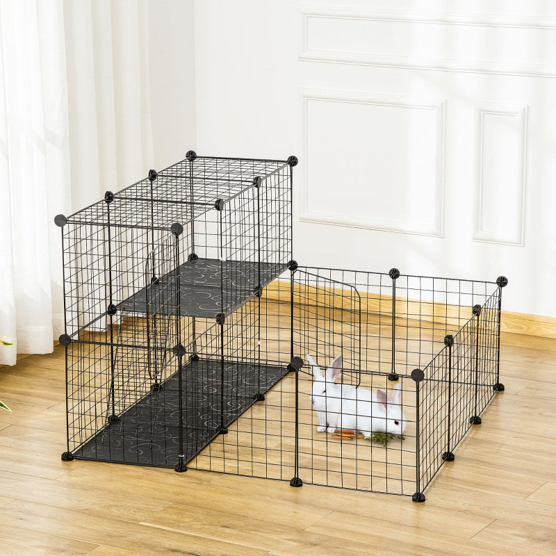 Zappy 70cm H Panel Steel Exercise Pen With Door