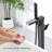 High Flow Waterfall Bath Shower Faucet,Freestanding Bathtub Faucet With Hand Shower-123031028