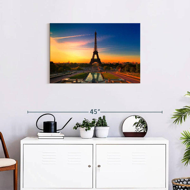 Kavia Eiffel Tower At Sunrise, 20" H x 30" W