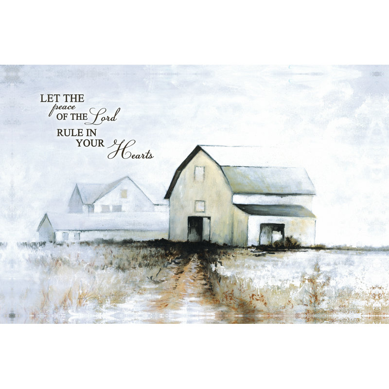 Barnscape - Wrapped Canvas Print, 20cm H x 30cm W x 3.8cm D