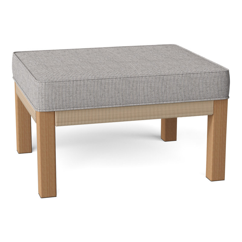 Hudson Outdoor Ottoman, Hudson Natural Cord, Perigold Replay Char