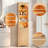 70.87'' Tall Bathroom Storage Cabinet With Led Lights 7-tier Freestanding Narrow Cabinet With Adjustable Shelf