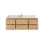 Teck flottant Cadge X P 22 po De meuble-lavabo simple D
