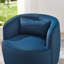 Fauteuil pivotant en velours Bolton-955108775