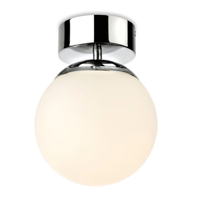 Glass LED Semi Flush Mount