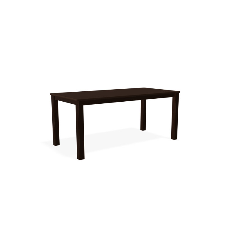 Robinett Rectangular Outdoor Coffee Table , 42'' in. W 21'' in. D, Kona Brown, Kona Brown