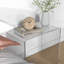Table basse cascade transparente en acrylique, rectangle de 21 po de long, épaisseur de 15 mm | Idée cadeau