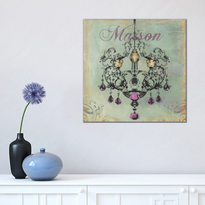 Maison 1 Piece Wrapped Canvas Wall Art