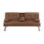 Table pliante ajustable avec porte-gobelets Neston-1609581021