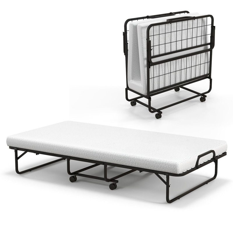 Earline Upholstered Daybed with Mattress