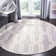 Rodgers Hand Woven Flat Weave Wool/Cotton Geometric Rug in Gray/Ivory