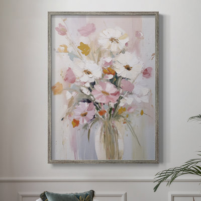 Reproduction encadrée FLORAL Series CECLXVI - bois massif