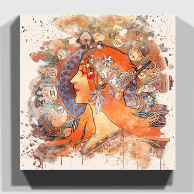 Alphonse Mucha - Wrapped Canvas Print