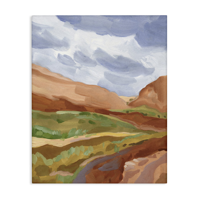 "Arizona Perspectives Western Landscape", art mural par Victoria Barnes, H 20 po x l 16 po