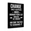 Art inspirant, impression sur toile, changement seulement, art mural-891482795
