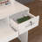 Rectangle Solid + Manufactured Wood Reception Desk with Filing Cabinet