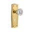 Prairie Plate with Decorative Keyhole and Crystal Door Knob-269180272