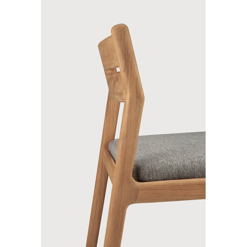 Jack Outdoor Dining Side Chair, Gray