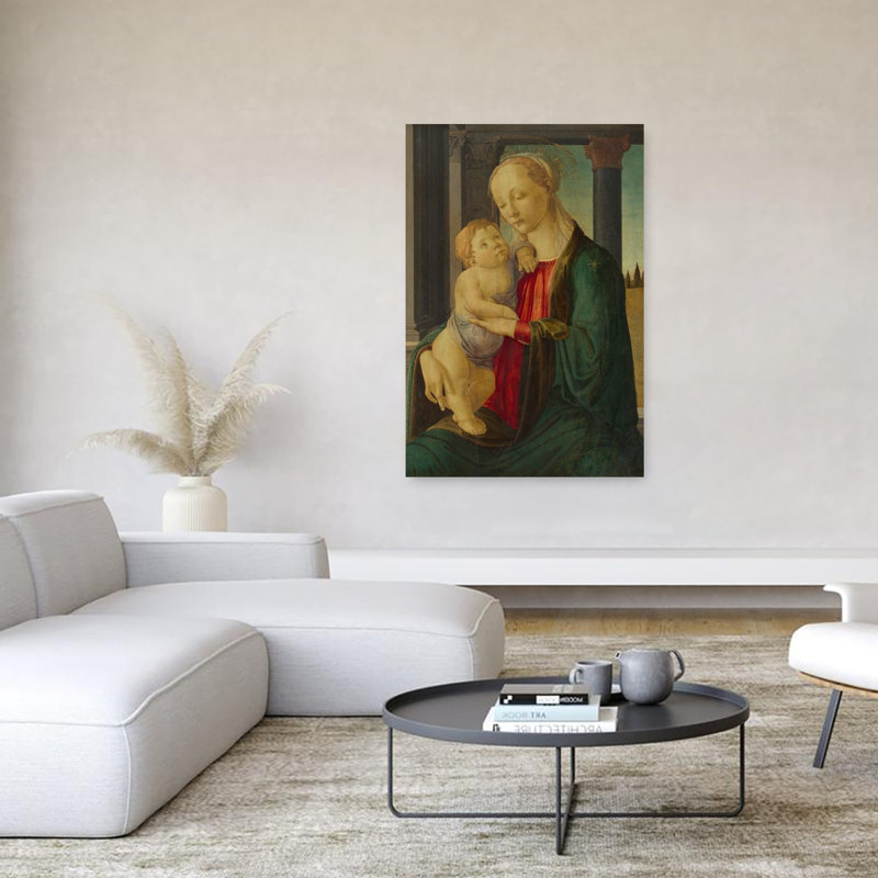 Madonna And Child, C.1467 Abstract Contemporary Wall Art Print, 152.4cm H x 101.6cm W
