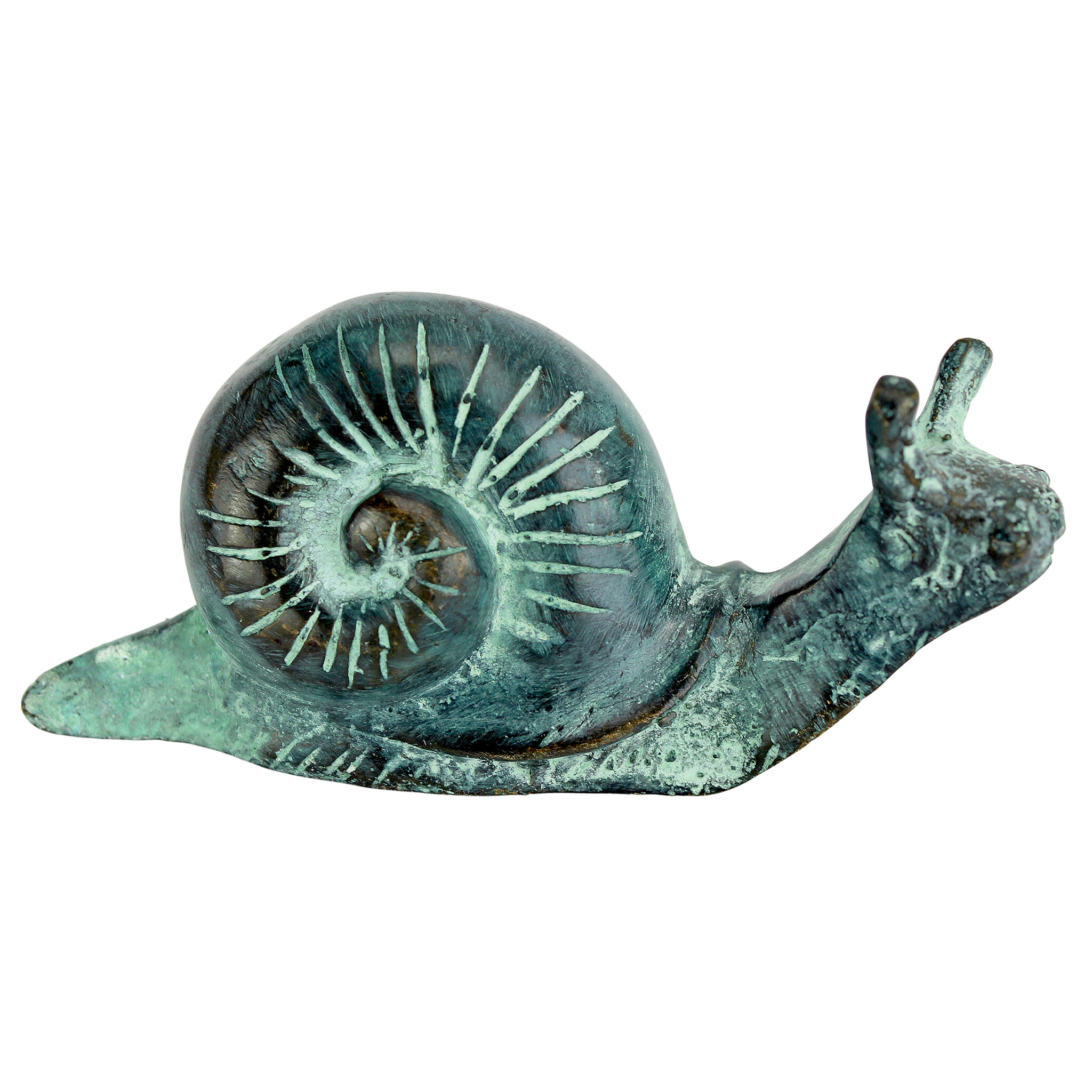 Design Toscano Land Snails Cast Bronze Garden Statues | Wayfair