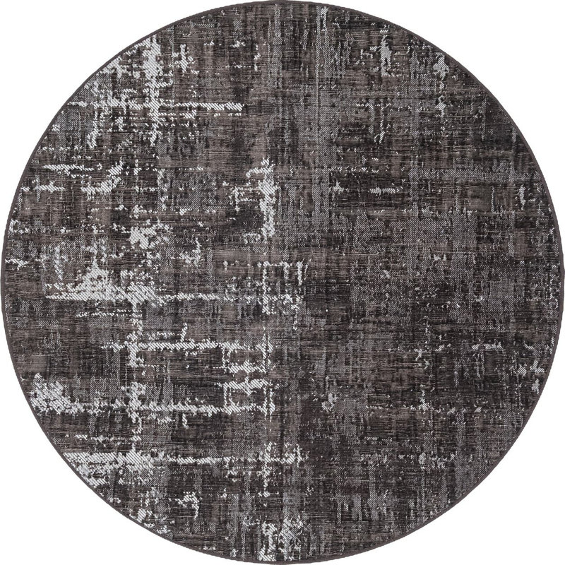 Tapis charbon, Rond 5 pi 3 po