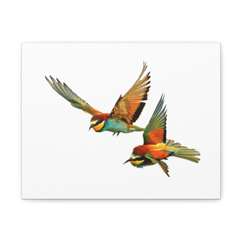 Reproduction d'art mural oiseau, H 11 po x l 14 po