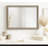 Rectangle Ornate Textured Bathroom Mirror-2090842358