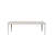 Expandable Leg Tablewith Metal Inlay - Vanilla