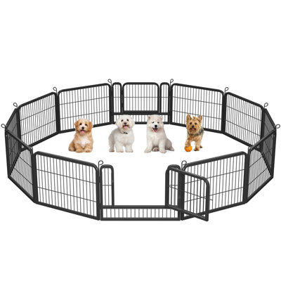 Enclos pour chien robuste en métal