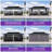 PURPLE LEAF 10' X 20' Hardtop Gazebo Metal Double Roof White Aluminum Frame Outdoor Heavy Duty Gazebo With Curtain And Netting For Patio Garden And Backyard, Grey-123385458