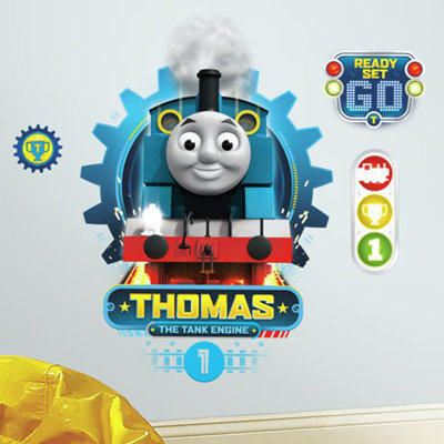 Décalcomanie murale autocollante du moteur de la cuve thomas the HIT Entertainment