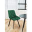 Montegut 49cm H Tufted Velvet Upholstered Upholstered Back Side Chair in Green
