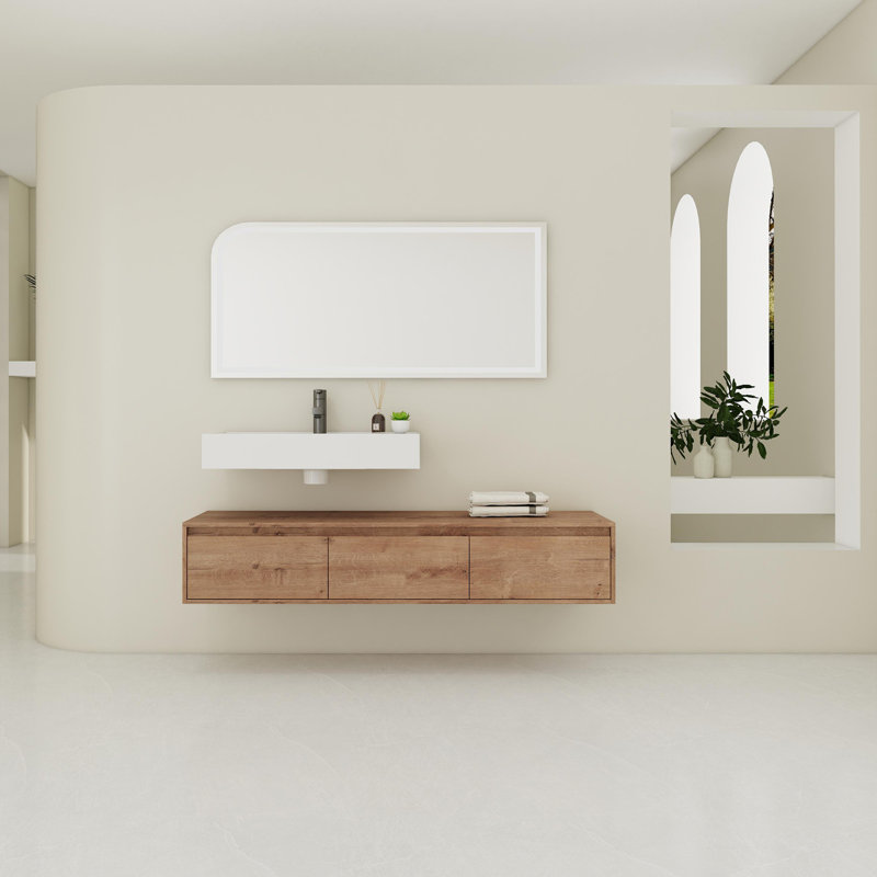 Wall-Mounted Bathroom Vanity