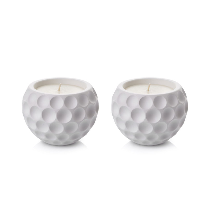 Ensemble de bougies élégantes non parfumées (2 pièces), blanc, 2,8 x 2,8 x 2,8 pouces | 100% paraffine et 5% huileux | Durée de combustion de 8 à 9 heures | Idéal pour la décoration intérieure, les événements et la détente | Solution d'éclairage sécuritaire et élégante