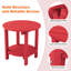 Table d'appoint en plastique 18 po Allurine-2036859759