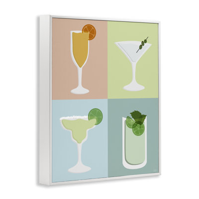 «Pastel Bar Cocktail», estampe numérique par Natalie Carpentieri