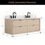 Meuble-lavabo flottant en chêne naturel 60 po-1168154415