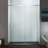 Semi-Frameless Single Sliding Shower Doors, 56-60" W X 76" H With 5/16" Clear Tempered Glass And Explosion-Proof Film-102630225