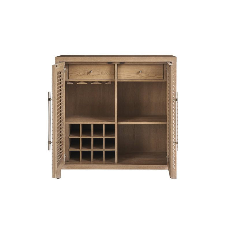 Weekender Solid Wood Bar Cabinet