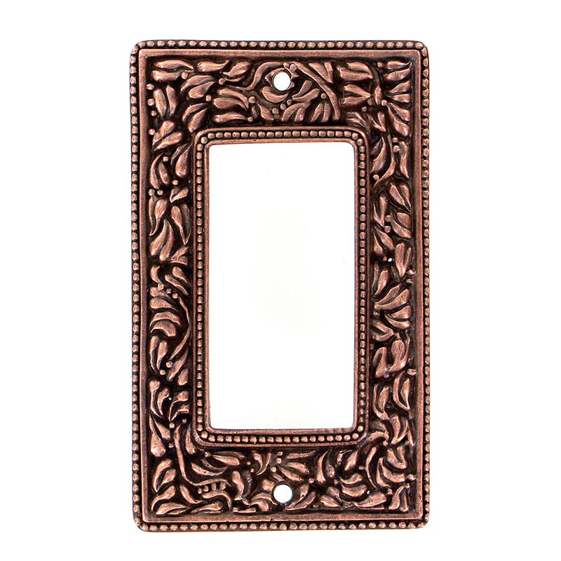San Michele 1-Gang Rocker Wall Plate, Antique Copper