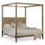 Gannet Solid Wood Canopy Bed-1221594002