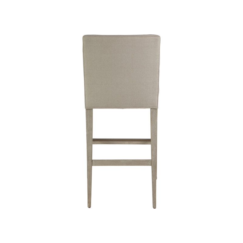 Cohesion Madox Upholstered Low Back Stool, Bar Stool (30.5" Seat Height), Antico