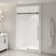 Ove Decors Selby 48 In. W X 74 In. H Frameless Sliding Clear Straight Alcove Shower Door