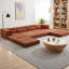 Canapé-lit modulaire avec repose-pieds Boneless-1054836887