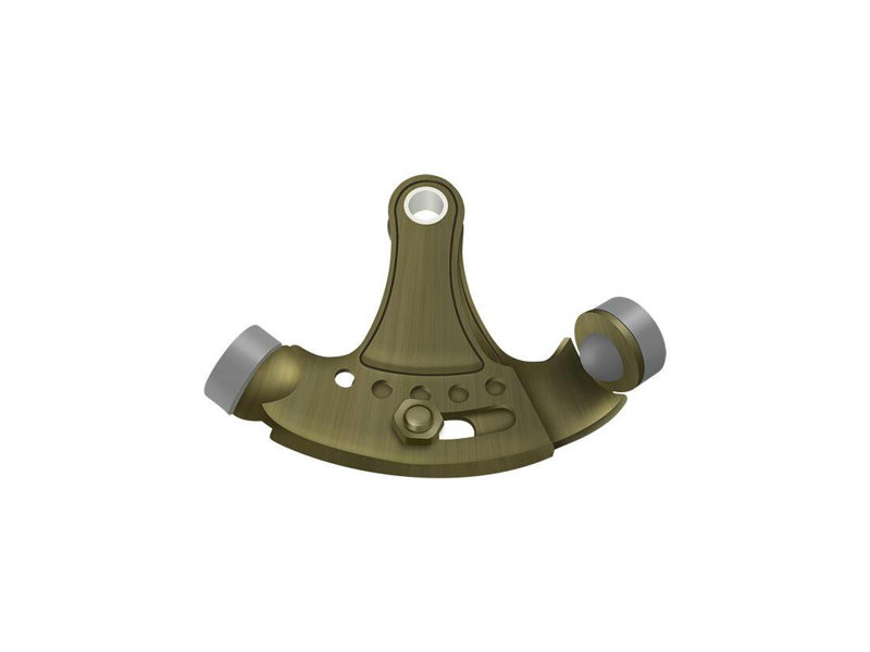 Kick Stop, Antique Brass
