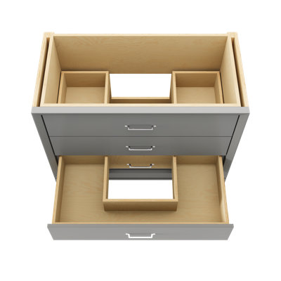 Alexandra Three-Drawer Single Bath Vanity