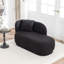 Chaise longue rembourrée en fausse fourrure-1503816416