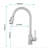 KIKO HOME Pull Down Kitchen Faucet